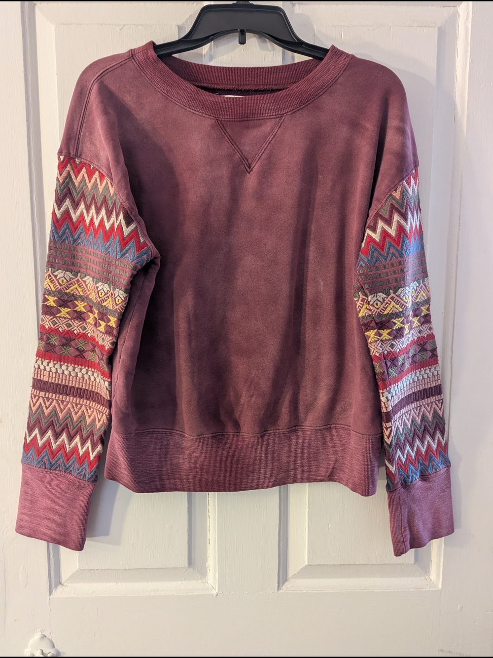 Vintage Rose-Mauve Crewneck Sweater